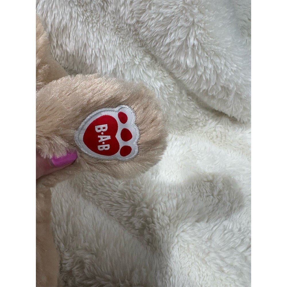 Build-A-Bear Happy Birthday Bear Plush Tan Teddy Confetti Feet w/ Hang Tag - Picture 5 of 8